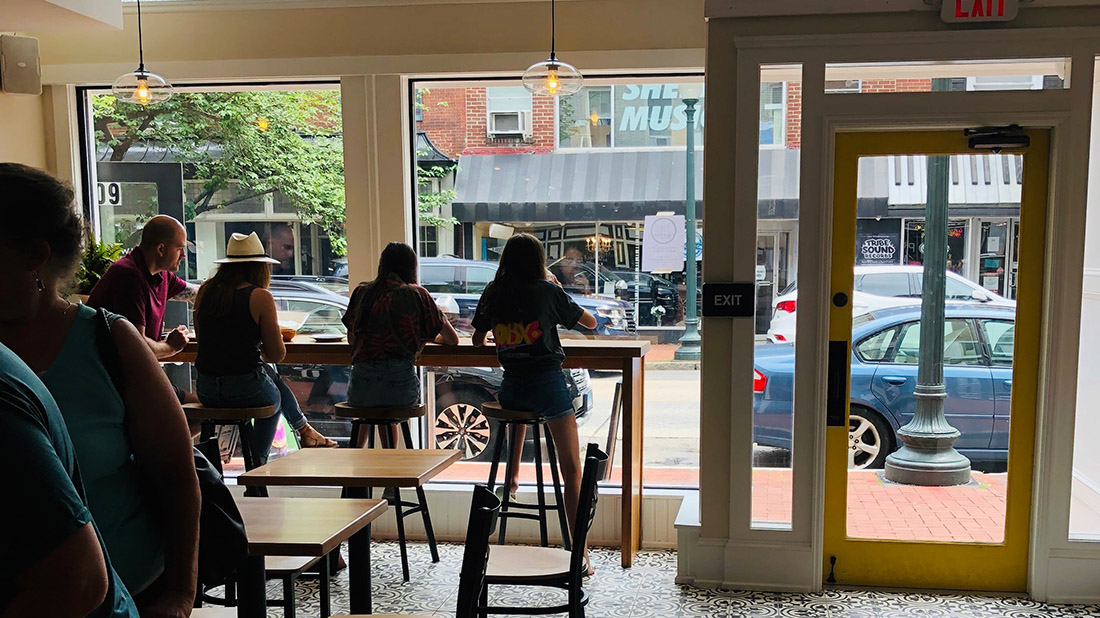 Gryphon coffee on Gay Street west chester pa