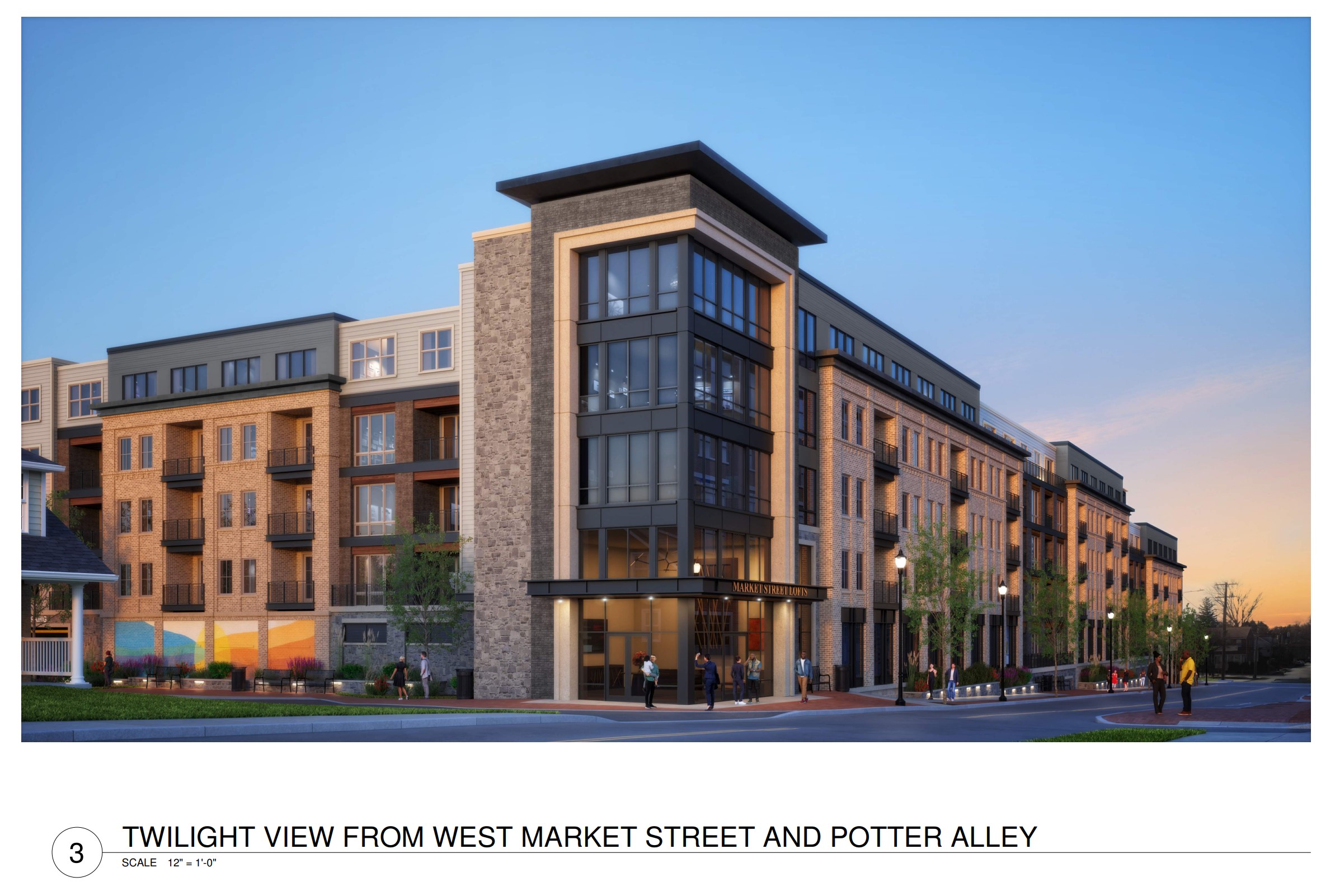 West Chester Planning Commission Weighs in on Proposal to Add 181-Apartments to Market St